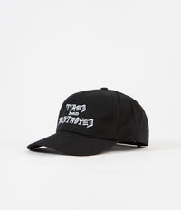 Tired x Thrasher T&D Unconstructed 5 Panel Cap - Black