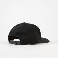 Tired x Thrasher T&D Unconstructed 5 Panel Cap - Black thumbnail