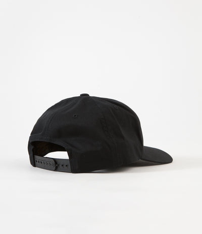 Tired x Thrasher T&D Unconstructed 5 Panel Cap - Black