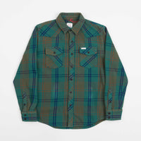 Topo Designs Mountain Heavyweight Shirt - Green / Earth Plaid thumbnail