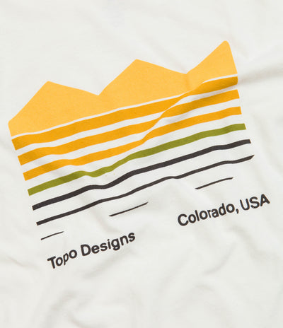 Topo Designs Strata Map T-Shirt - Natural