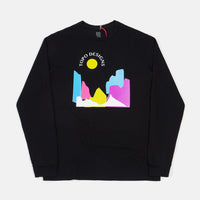 Topo Designs Sun Long Sleeve T-Shirt - Black thumbnail