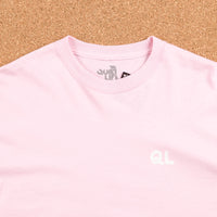 The Quiet Life Smoking Girl Long Sleeve T-Shirt - Pink thumbnail