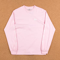 The Quiet Life Smoking Girl Long Sleeve T-Shirt - Pink thumbnail