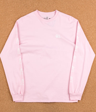 The Quiet Life Smoking Girl Long Sleeve T-Shirt - Pink