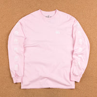 The Quiet Life Smoking Girl Long Sleeve T-Shirt - Pink thumbnail