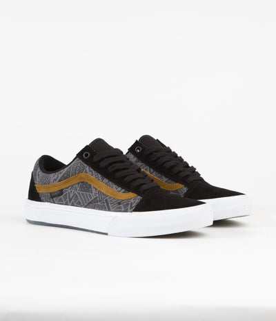 Vans BMX Old Skool Shoes - (Courage Adams) Black / Golden Brown