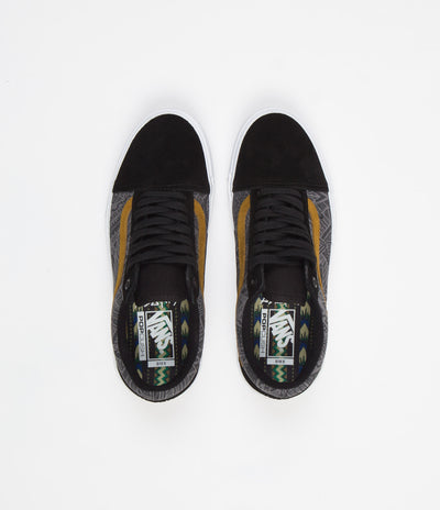 Vans BMX Old Skool Shoes - (Courage Adams) Black / Golden Brown