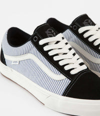 Vans BMX Old Skool Shoes - (Federal) Black / Blue Pinstripe | Flatspot