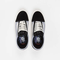 Vans BMX Old Skool Shoes - (Federal) Black / Blue Pinstripe thumbnail