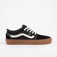 Vans Chukka Low Sidestripe Shoes - Black / Gum thumbnail