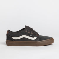 Vans Chukka Low Sidestripe Shoes - Dark Grey / Gum thumbnail