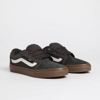 Vans Chukka Low Sidestripe Shoes - Dark Grey / Gum thumbnail