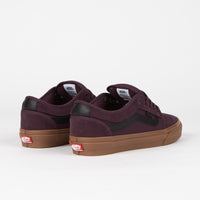 Vans Chukka Low Sidestripe Shoes - Port / Gum thumbnail