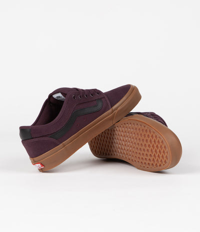 Vans Chukka Low Sidestripe Shoes - Port / Gum