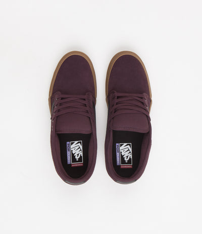 Vans Chukka Low Sidestripe Shoes - Port / Gum