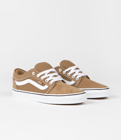 Vans Chukka Low Sidestripe Shoes - Tobacco Brown