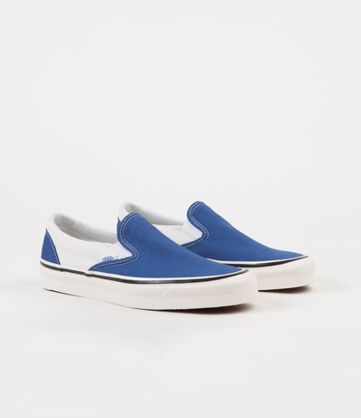 Vans Classic Slip-On 98 DX Anaheim Factory Shoes - OG Blue / White