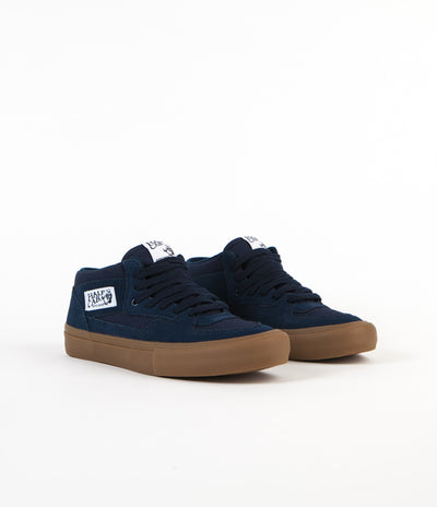 Vans Half Cab Pro Shoes - Navy / Gum