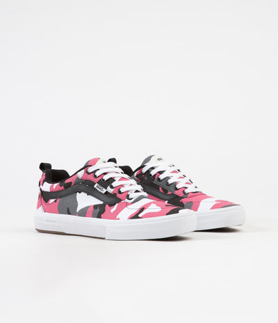 Vans Kyle Walker Pro Camouflage Shoes - Black / Magenta