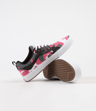 Vans Kyle Walker Pro Camouflage Shoes - Black / Magenta