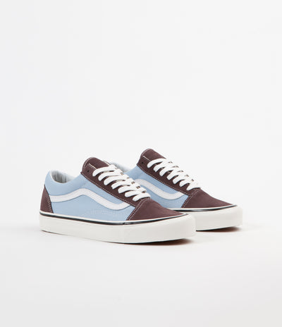 Vans Old Skool 36 DX Anaheim Factory Shoes - Brown / Light Blue