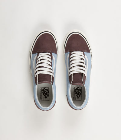 Vans Old Skool 36 DX Anaheim Factory Shoes - Brown / Light Blue