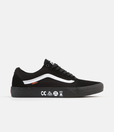 Vans Old Skool Pro BMX Shoes - (CULT) Black / Black