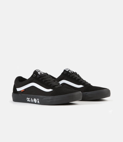 Vans Old Skool Pro BMX Shoes - (CULT) Black / Black