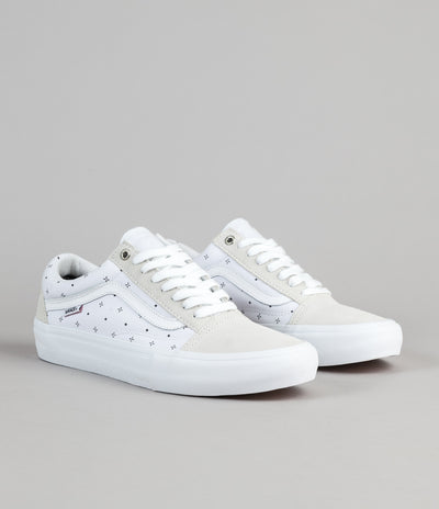 Vans Old Skool Pro Shoes - (Bandana) White