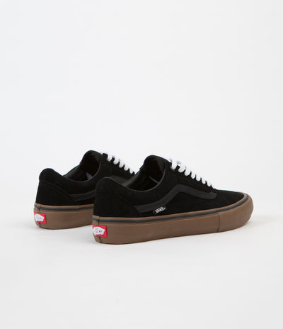 Vans Old Skool Pro Shoes - Black / Gum / Gum