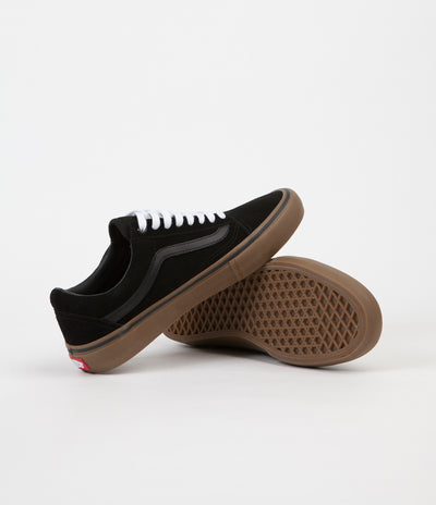 Vans Old Skool Pro Shoes - Black / Gum / Gum