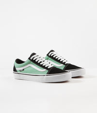 Vans Old Skool Pro Shoes - Black / Jade | Flatspot