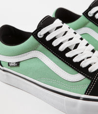 Vans Old Skool Pro Shoes - Black / Jade | Flatspot