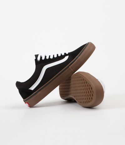 Vans Old Skool Pro Shoes - Black / White / Medium Gum