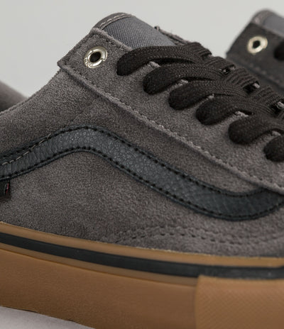 Vans Old Skool Pro Shoes - Grey / Black / Gum