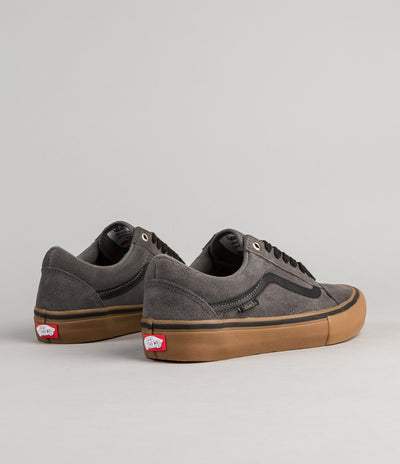 Vans Old Skool Pro Shoes - Grey / Black / Gum