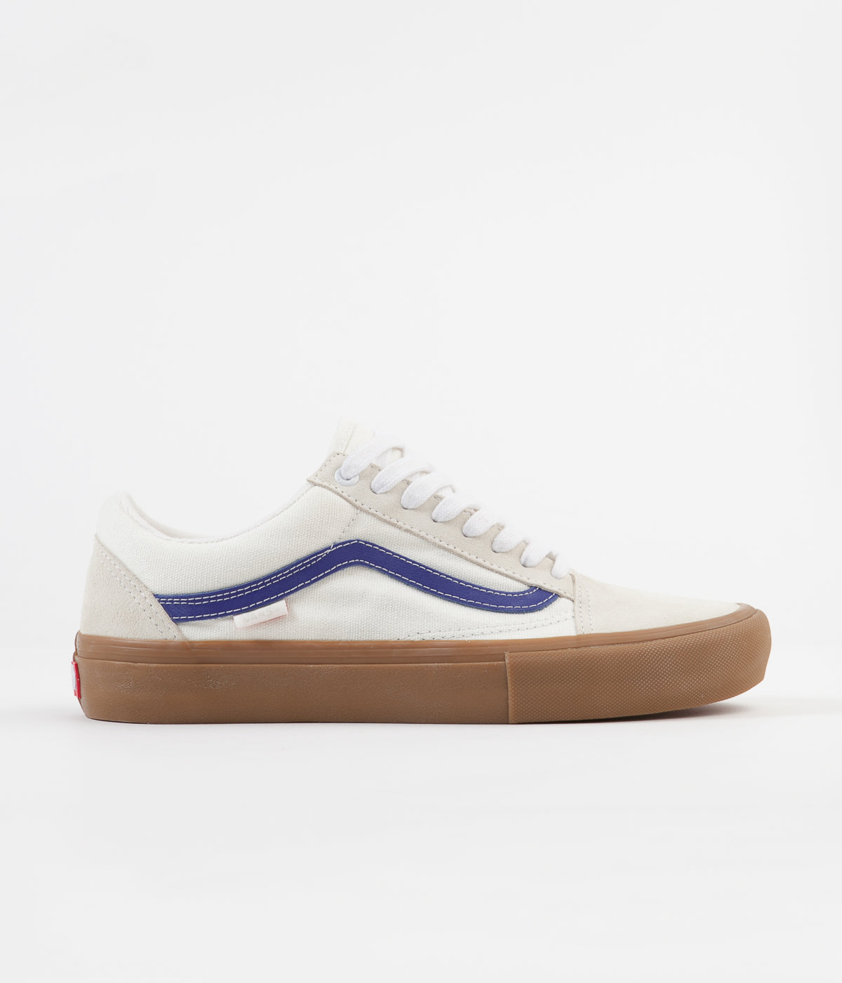Vans Old Skool Pro Shoes - Marshmallow / Blue | Flatspot