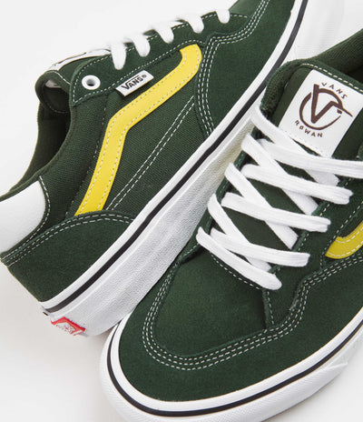 Vans Rowan Shoes - Dark Green / Yellow