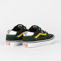 Vans Rowan Shoes - Dark Green / Yellow thumbnail