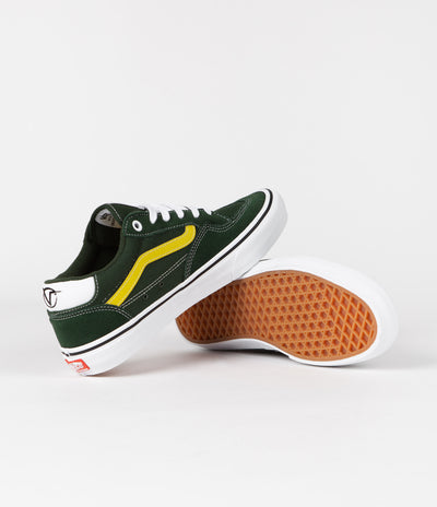 Vans Rowan Shoes - Dark Green / Yellow