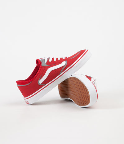 Vans Rowley Classic LX Shoes - Racing Red / White