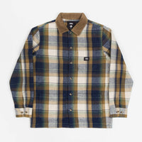 Vans Saxon Woven Shirt - Oatmeal / Dress Blues thumbnail