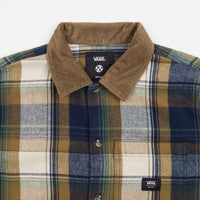 Vans Saxon Woven Shirt - Oatmeal / Dress Blues thumbnail