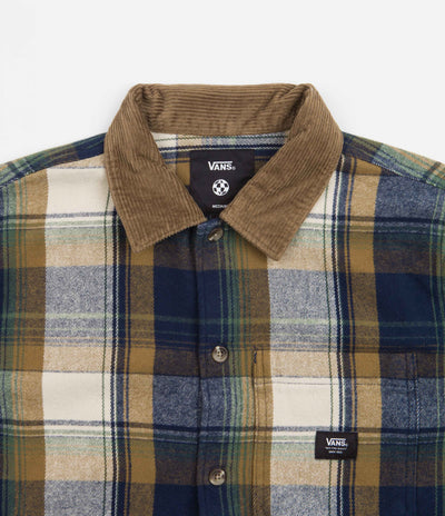 Vans Saxon Woven Shirt - Oatmeal / Dress Blues