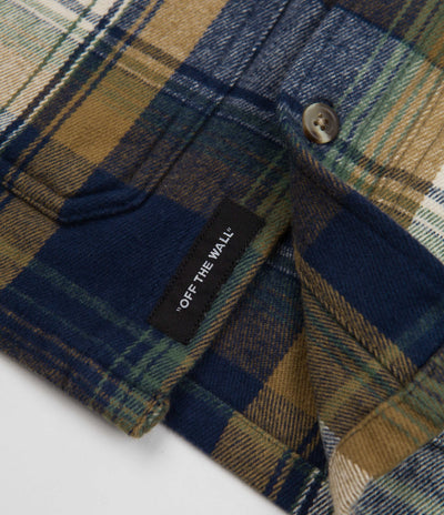 Vans Saxon Woven Shirt - Oatmeal / Dress Blues