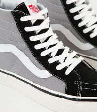 Vans sk8-hi lite outlet trainers in perforated grey