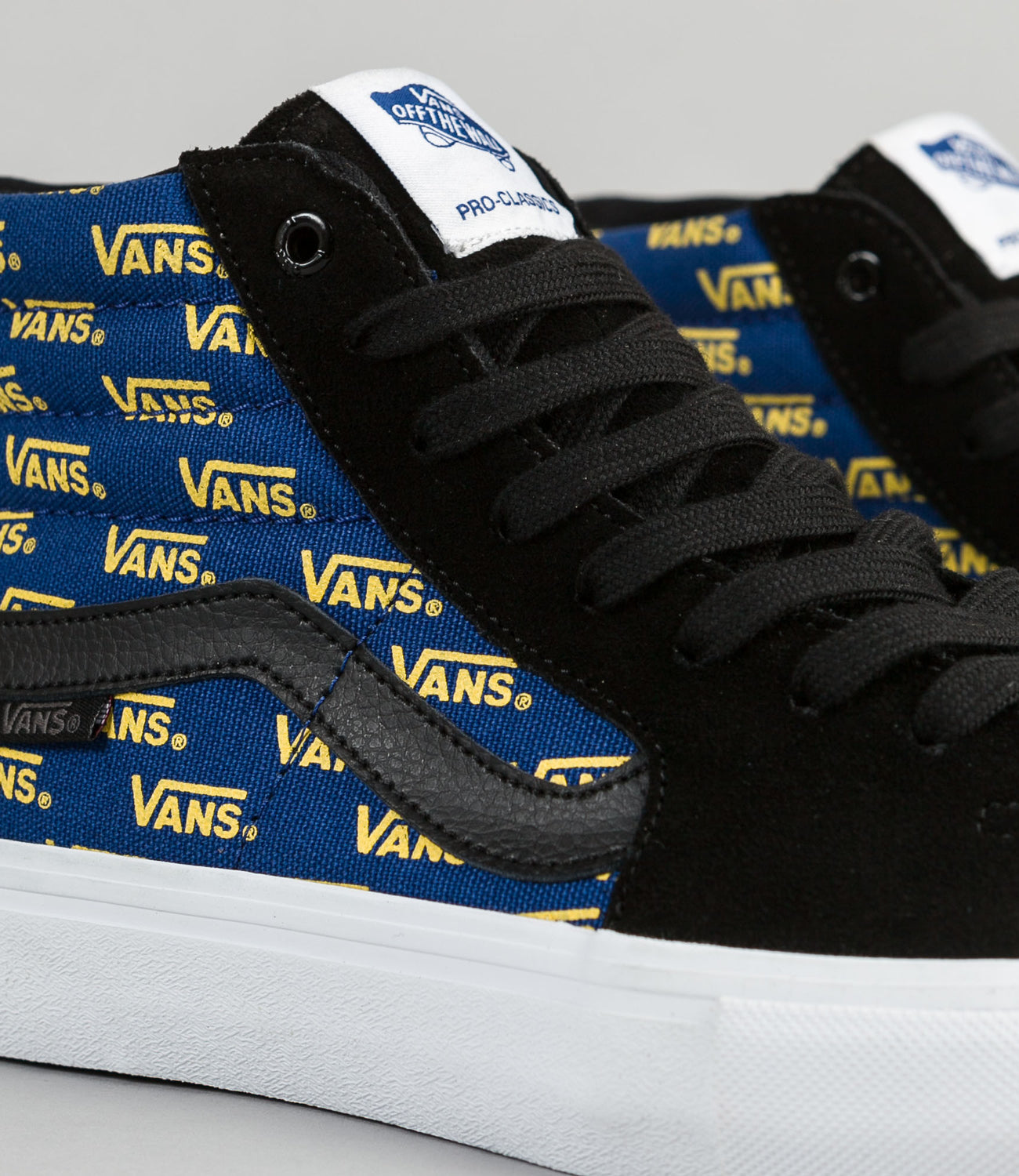 Vans sk8 hi sales blue yellow