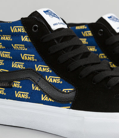 Vans SK8-Hi Pro Shoes - Black / Cyber Yellow