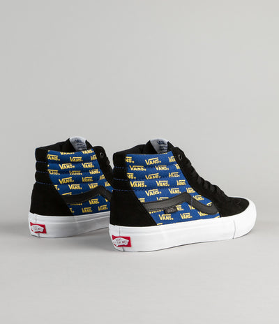 Vans SK8-Hi Pro Shoes - Black / Cyber Yellow